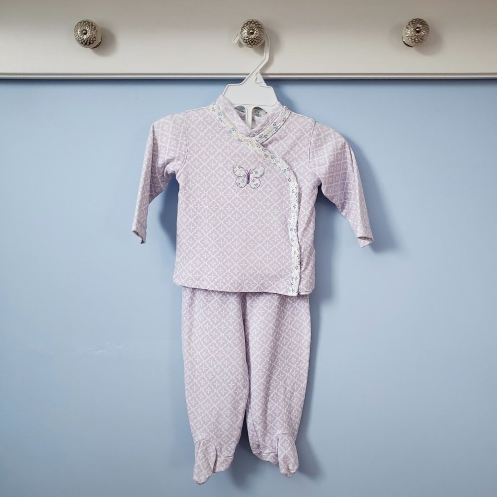 Carter's 3-Piece Footed Set with Kimono Top